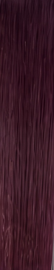 Burgundy hair sample